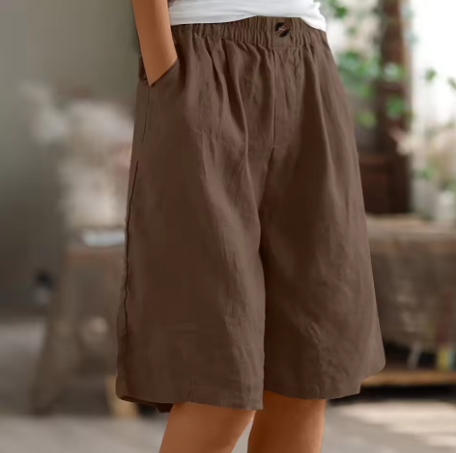 Talia | Linen Comfort Relaxed Shorts