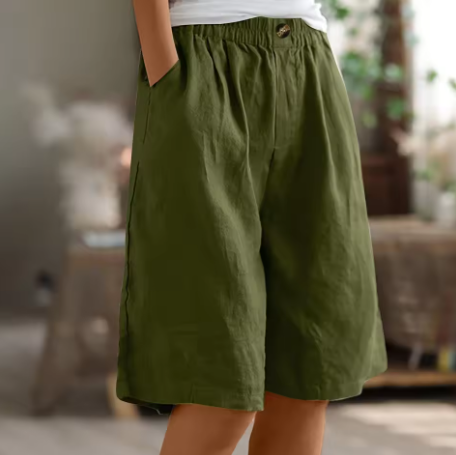 Talia | Linen Comfort Relaxed Shorts