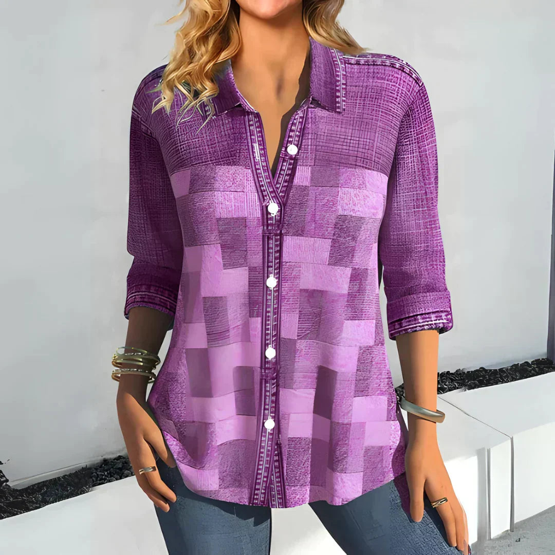 Talia | Relaxed Fit Denim Shirt