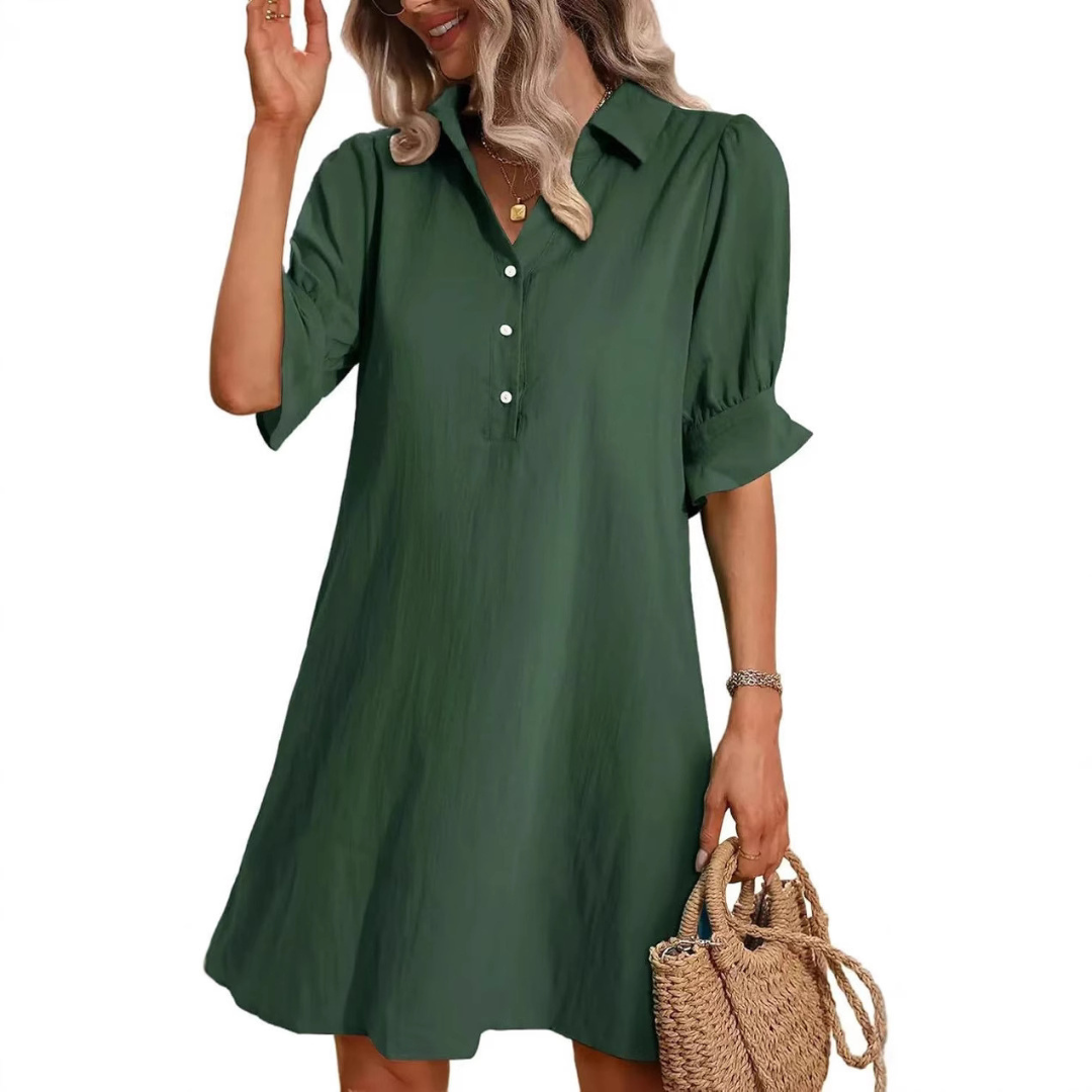 Talia | Elegance Button-Down Dress