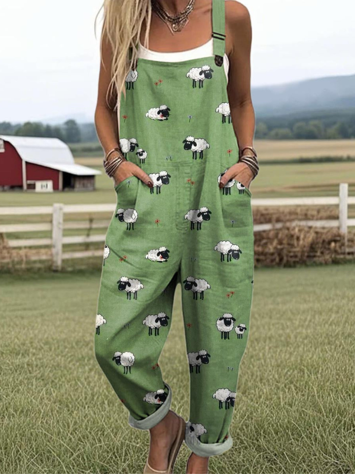 Talia | ZIRELIA BOTANICAL WIDE-LEG JUMPSUIT