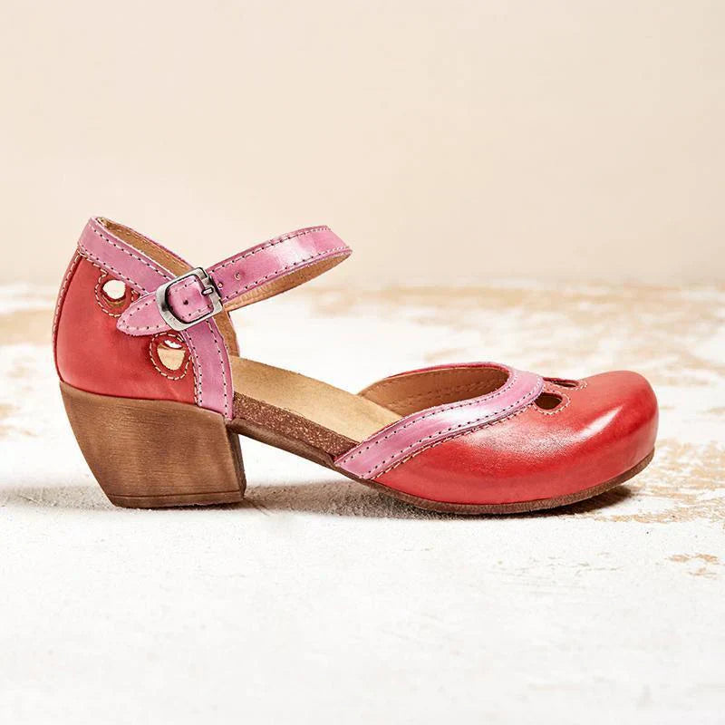 Talia | Comfortable Low-Heel Sandals