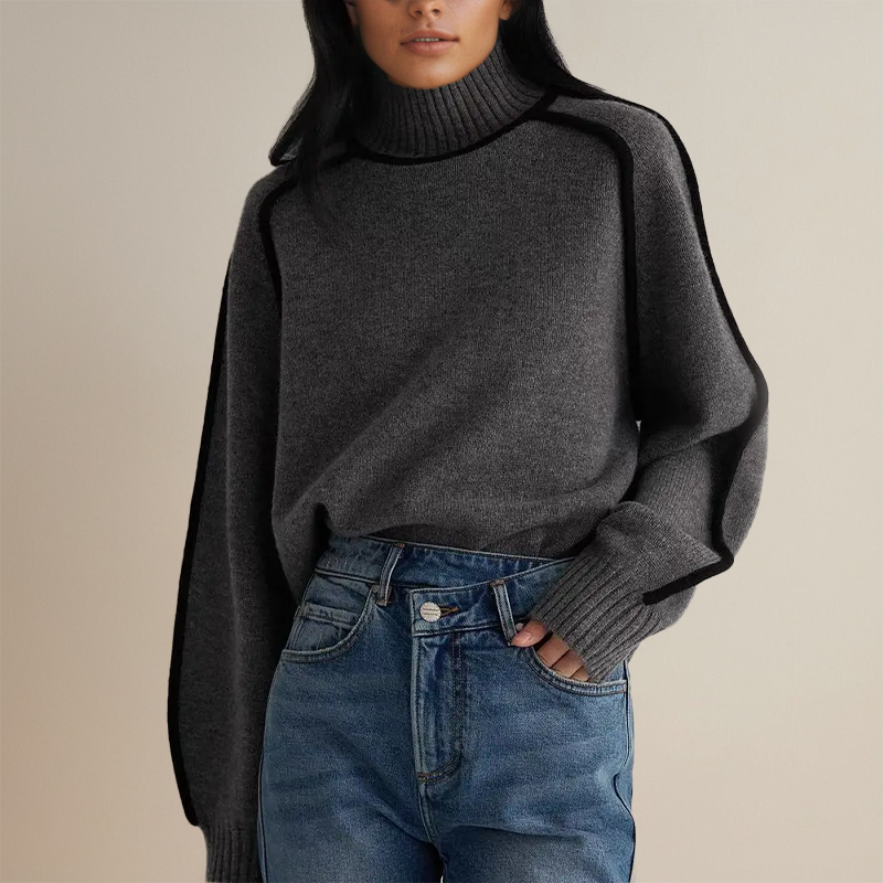 Talia | Soft Cashmere-Like Turtleneck Sweater