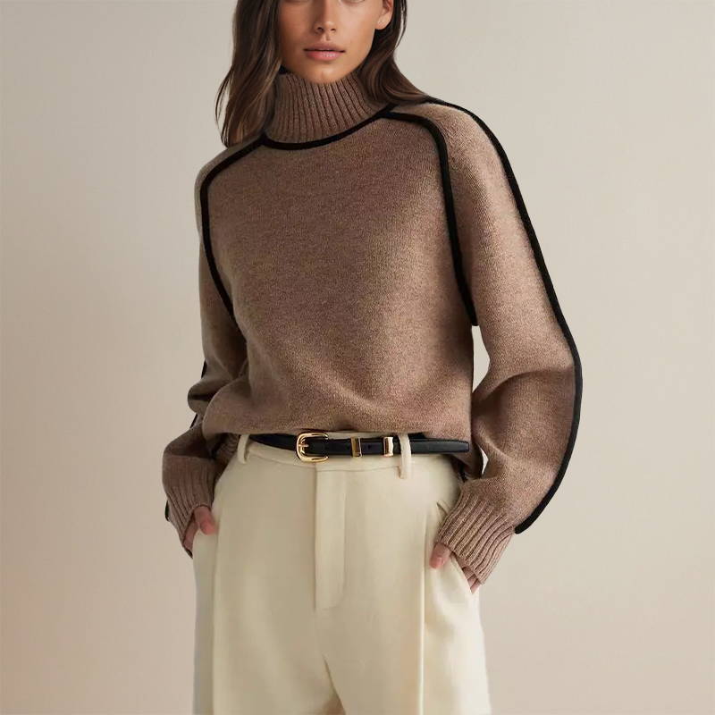 Talia | Soft Cashmere-Like Turtleneck Sweater