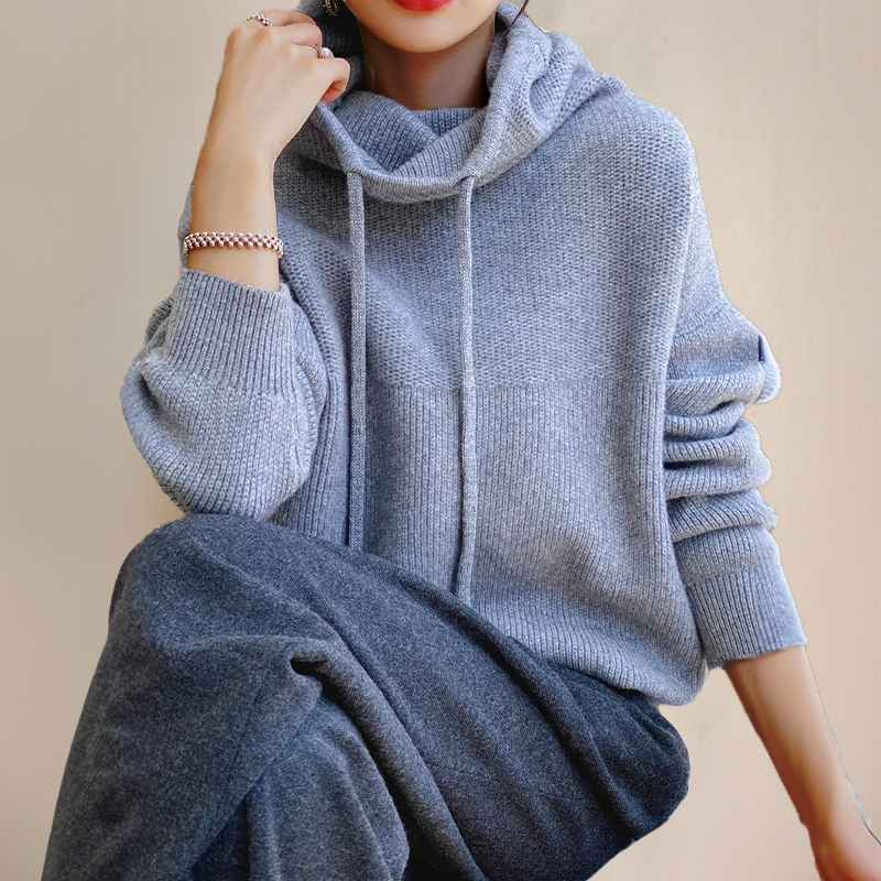 Arden Lane | Luxe Merino Wool Hoodie Elegance
