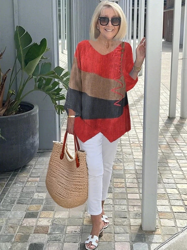 Talia | Emira Long Sleeve Casual Loose Top