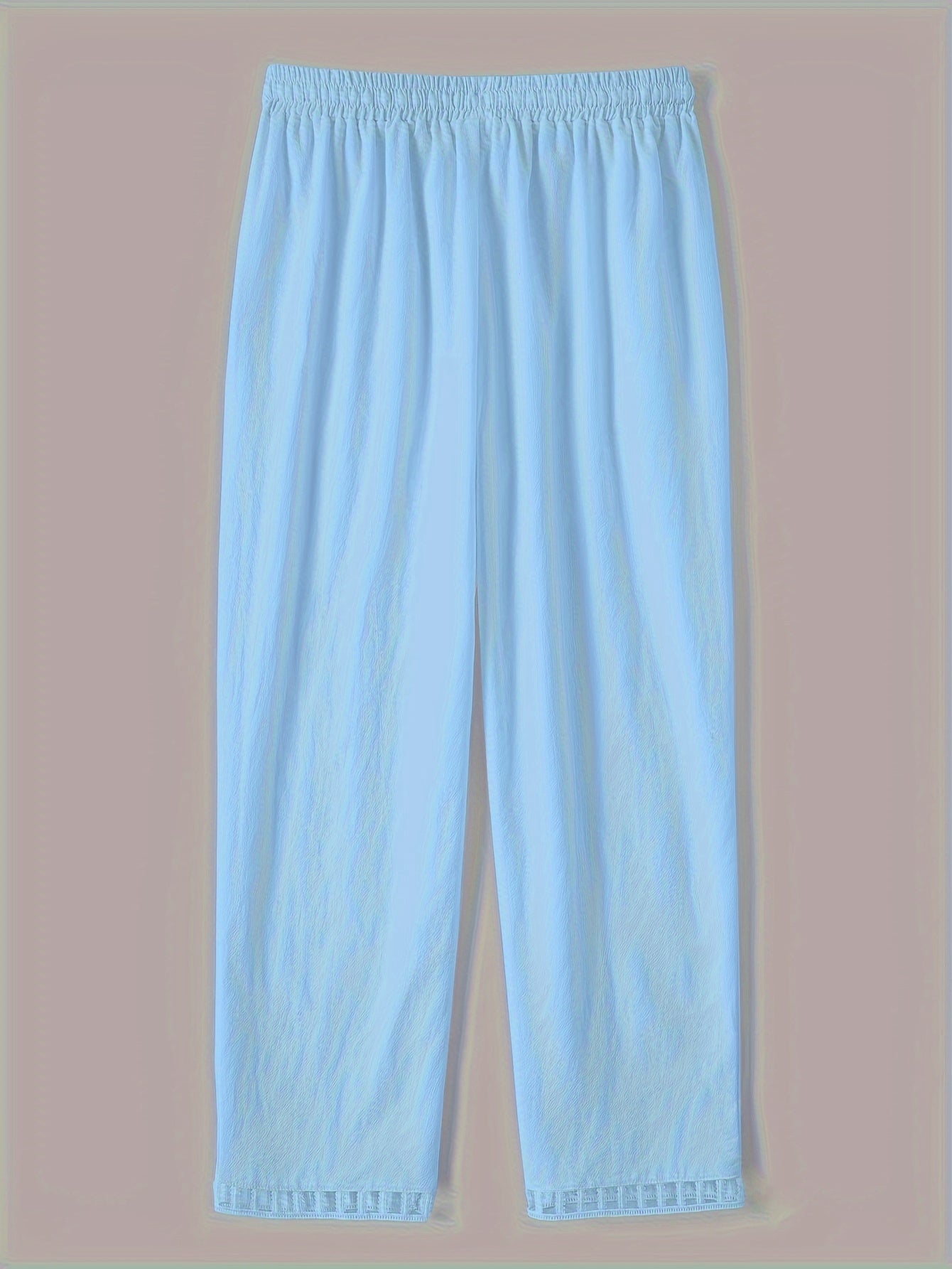 Talia | Relaxed Contrast Trim Cropped Pants