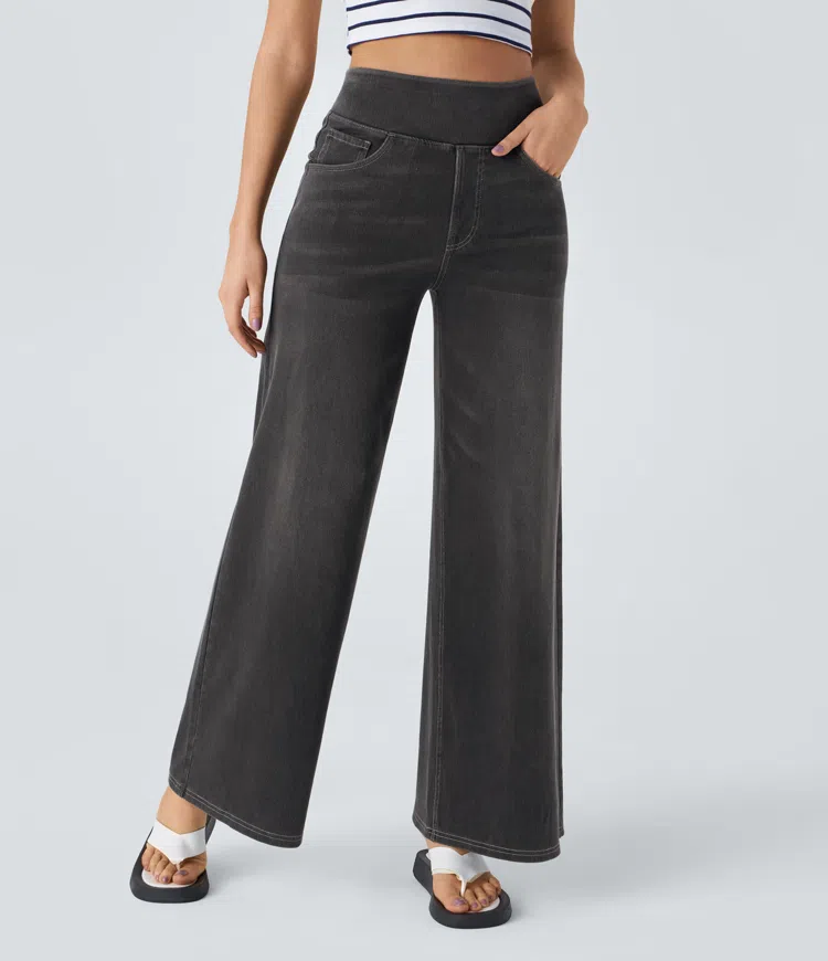Talia | Relaxed Fit Wide-Leg Jeans