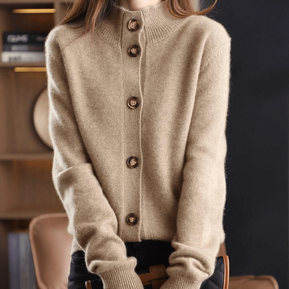 Talia | Cashmere Knit Cardigan