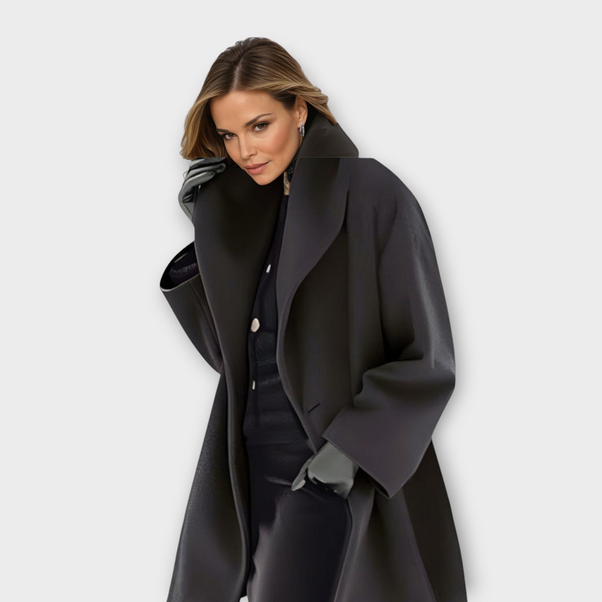 Talia | Premium Windproof Wool Coat