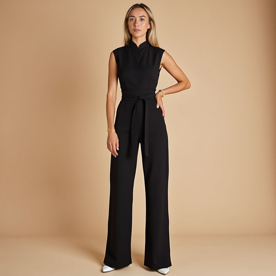 Talia | Sleeveless Power Suit