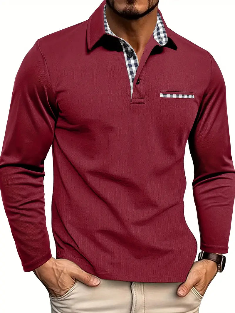Talia | ISERENYA MEN’S LONG-SLEEVE POLO